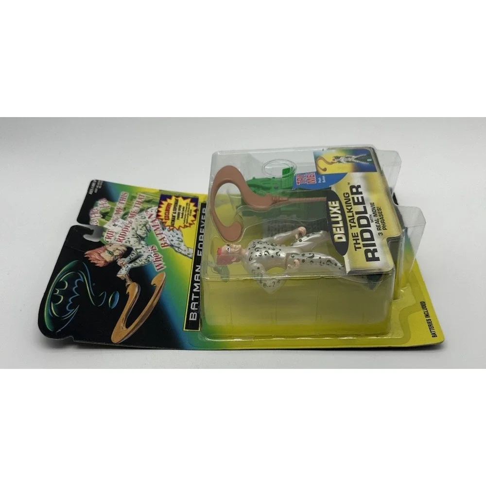 1995 KENNER BATMAN FOREVER DELUXE TALKING RIDDLER 64192 FIGURE NEW
